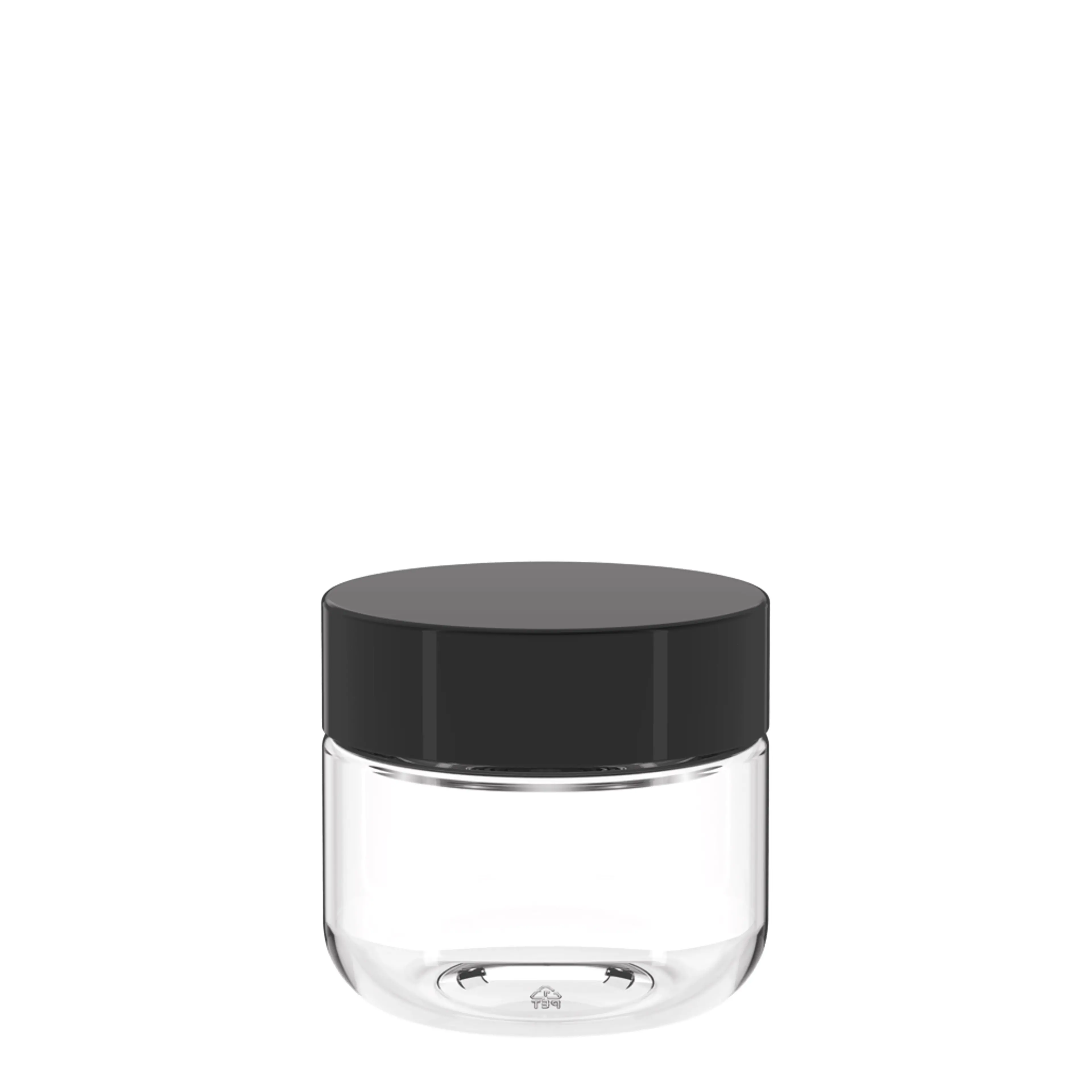 3oz Plastic Flower Jar D60 Round bottom